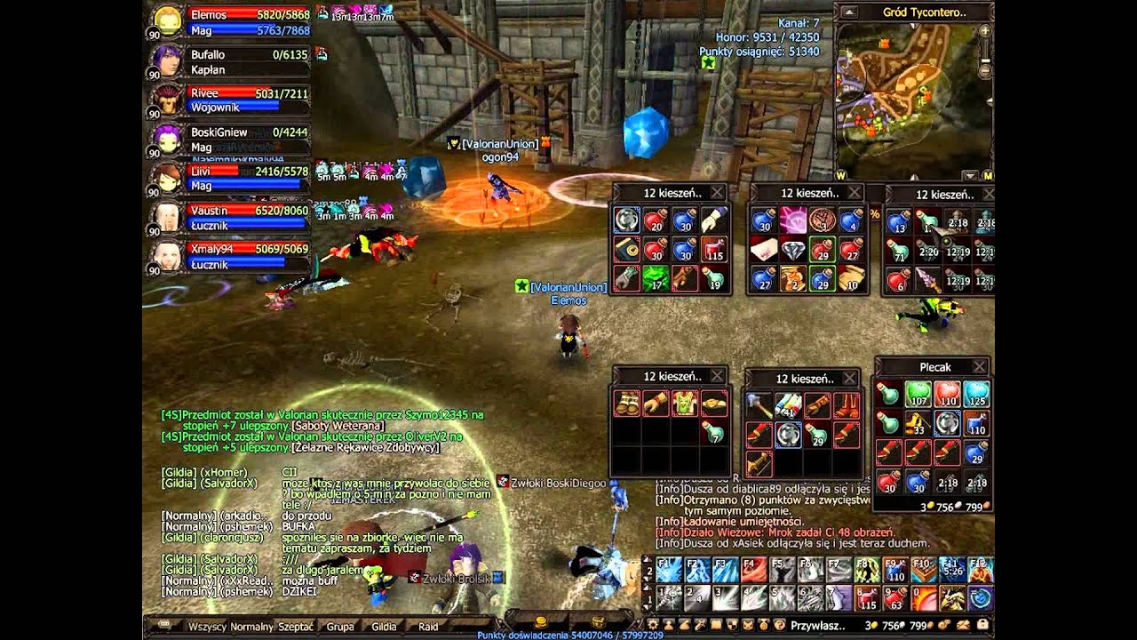 4Story PL - wojna o zamek Tyco 31.07.11 [ValorianUnion vs. Pantheon] (część 2)