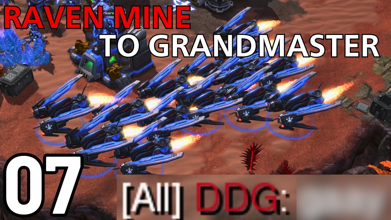 Zerg Player Gets Salty About My Genius New Mass Raven Strategy (Raven Mine to GM #7)