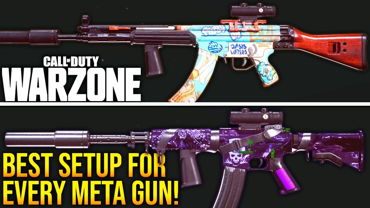 Call Of Duty WARZONE: The BEST LOADOUT For EVERY META WEAPON! (WARZONE Best Setups)
