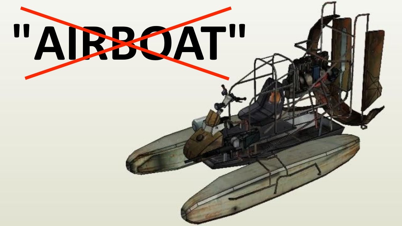 Half-Life 2: The airboat is a LIE.