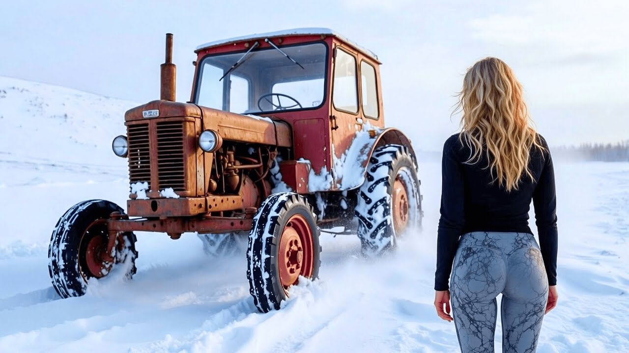 TOP INSANE TRACTORS AND HEAVY MACHINERY SLIDING IN SNOW AND MUD – INCREDIBLE 🚜❄️💥