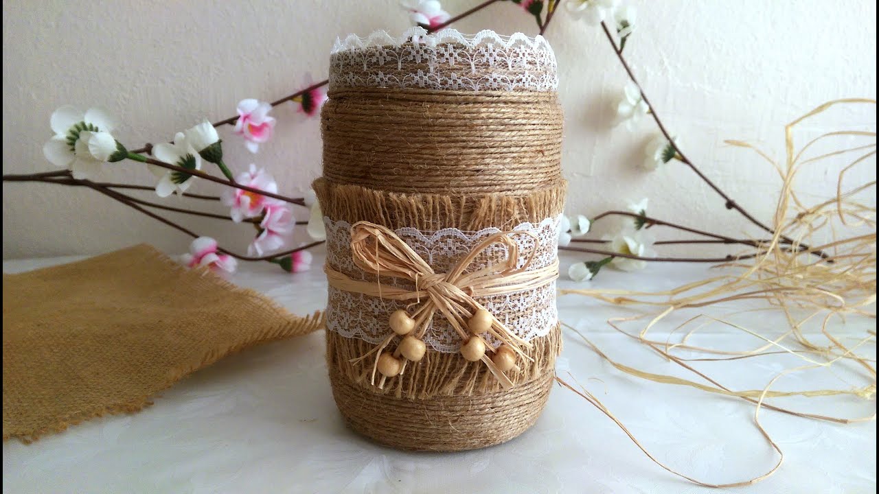 DIY - JAR DECORATIONS , KAVANOZ SÜSLEME