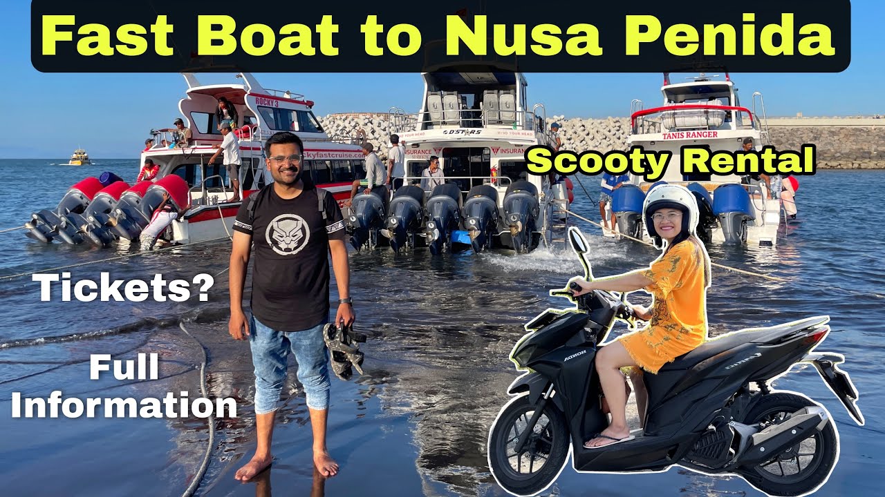 Fast Boat To Nusa Penida | NUSA PENIDA Day Trip - Most Beautiful Island in Bali! 🌊