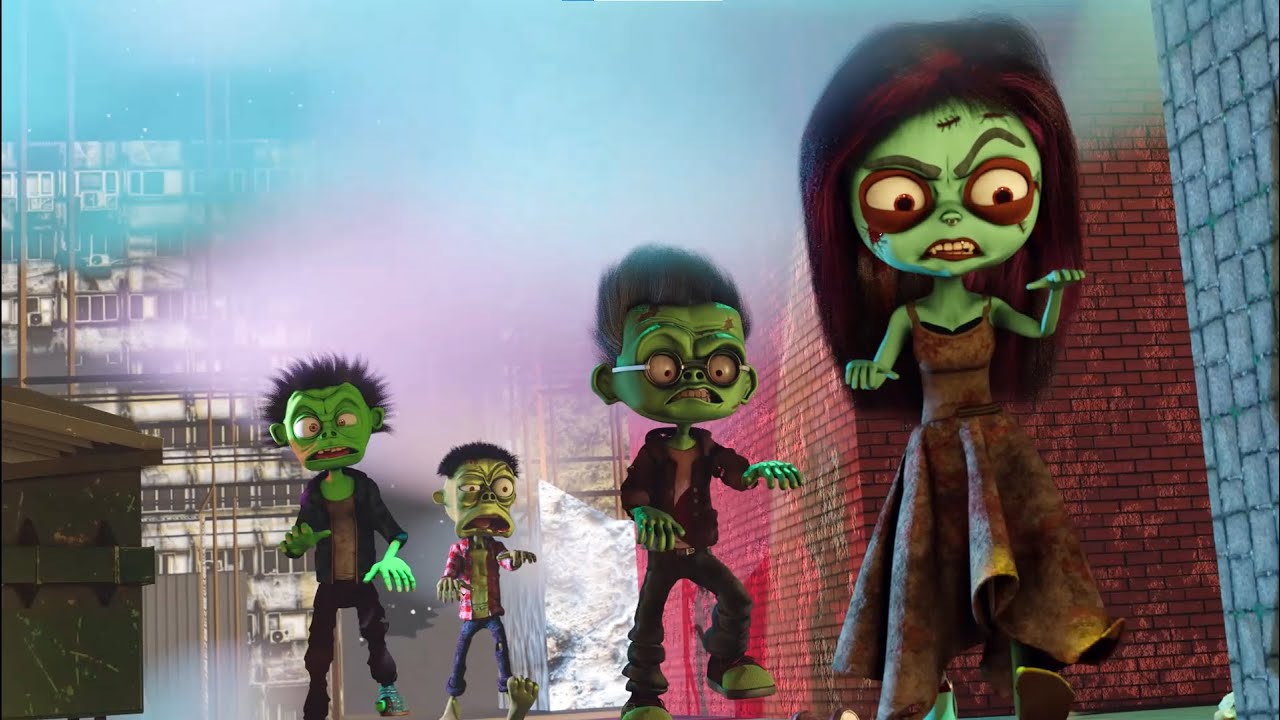 🎃 CHUMBALA CACHUMBALA VERSION ZOMBIE 🎃  Cancion de Halloween para niños