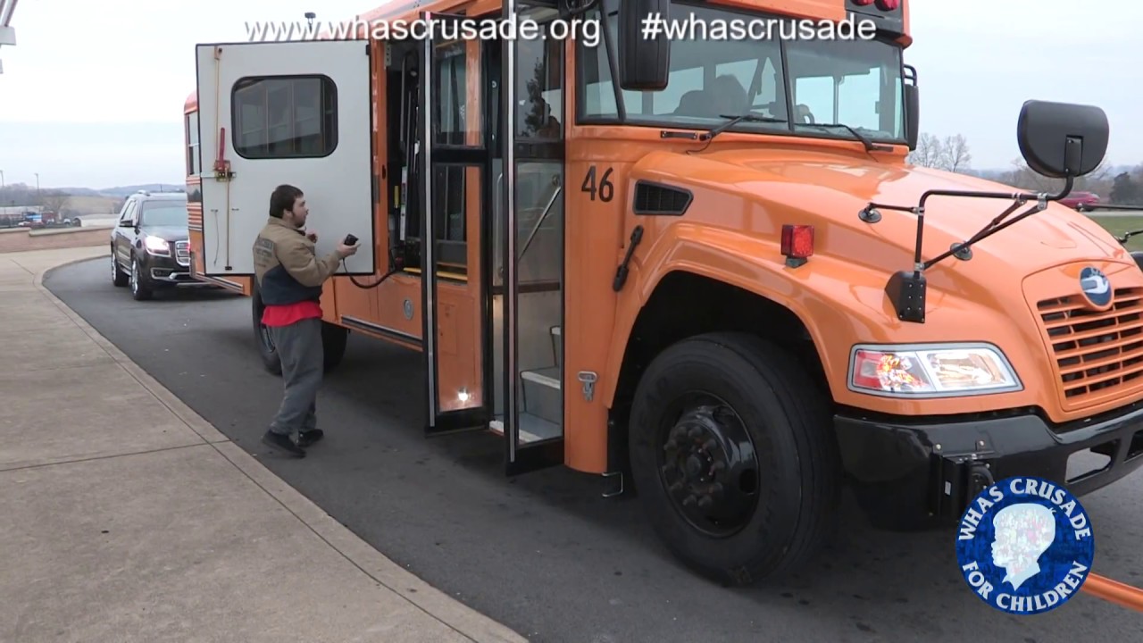 Adair Co. Schools gets new school bus thanks to your generosity to WHAS Crusade