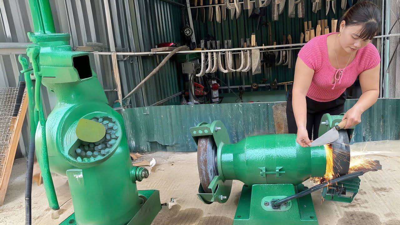 Repair Complete Restoration Machine A Electric Grinding of Replace Capacitor | New Blacksmith Girl
