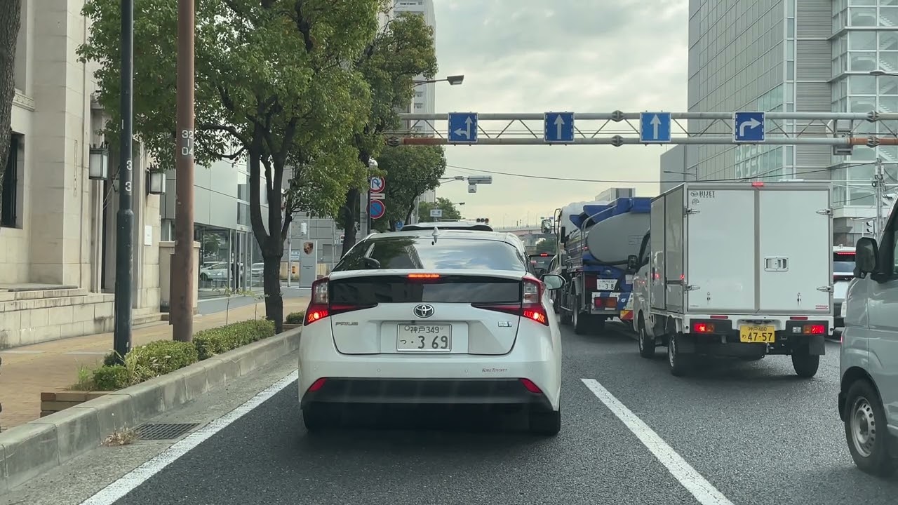 【世界の風景 日本】Road of Japan - Kobe, Hyogo, Motomachi, Sannomiya, Kaigandori - 2025.Dic.07