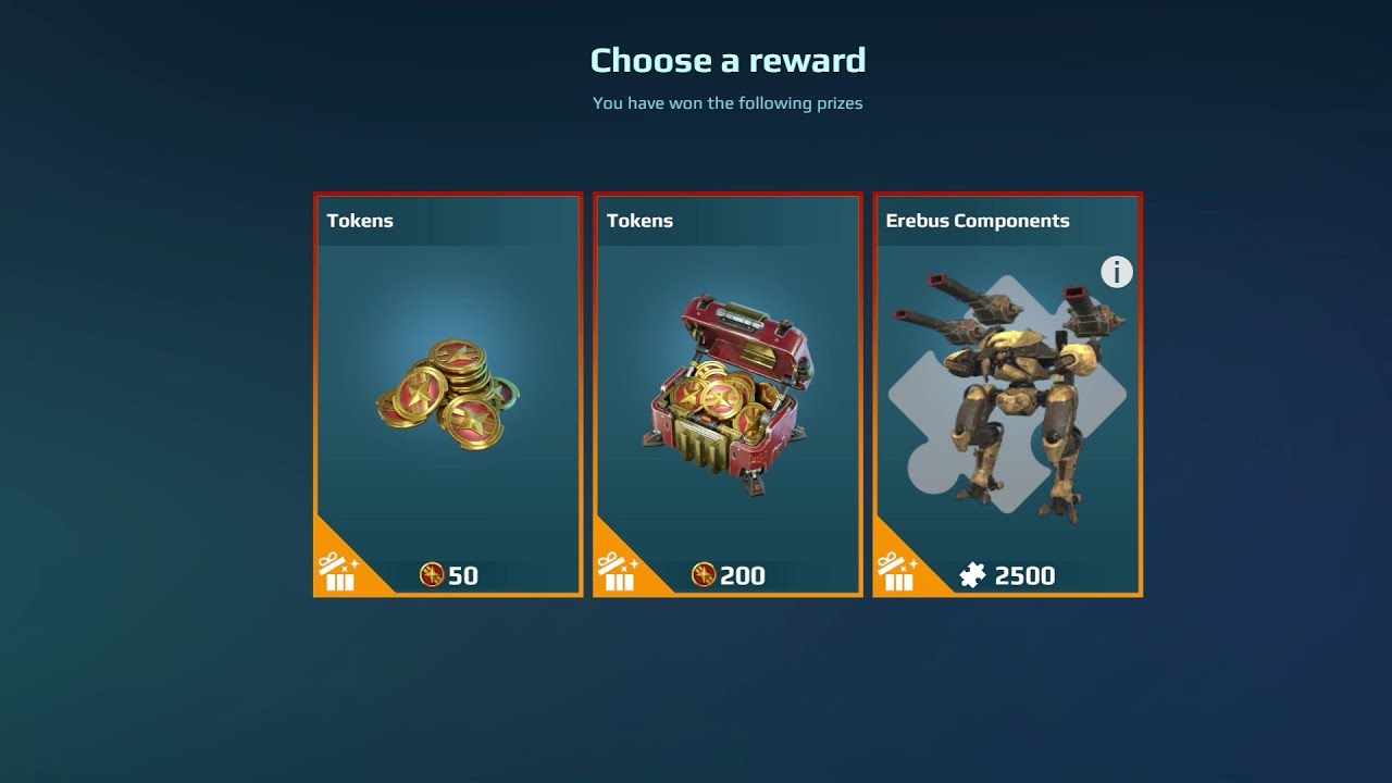 is this my special prize 😂 open 100 coins chest War Robots