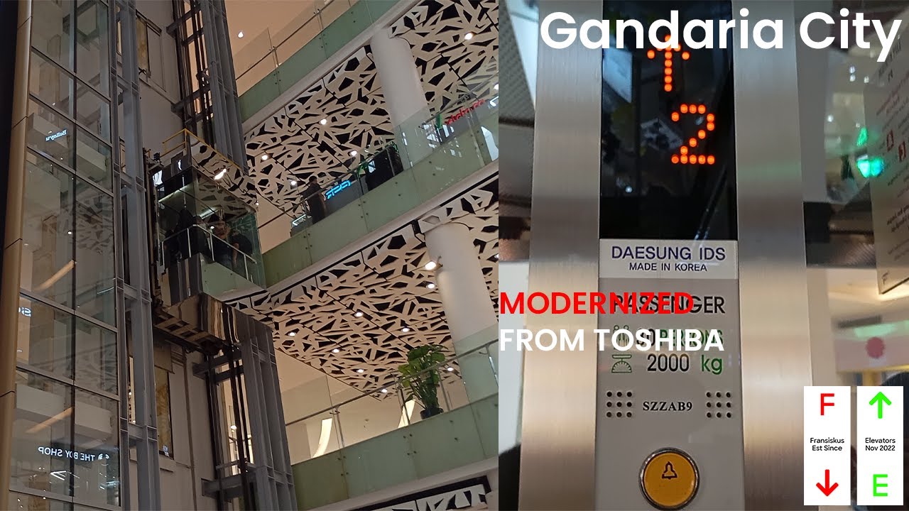 Malaysia Toshiba (Modernized By DAESUNG-IDS) Scenic Elevator At Gandaria City