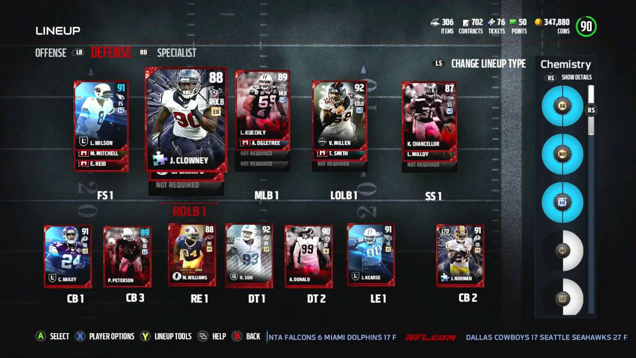 New Chemistry Boosts Explained! How they work/benefit you!  ::-XBOX ONE Madden 17 Ultimate Team