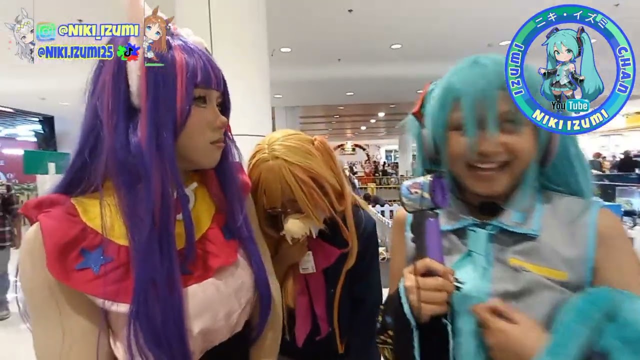 Sumpah mereka itu seru-seru banget, #fypシ #cosplay #wibubanzai #nikiizumi 