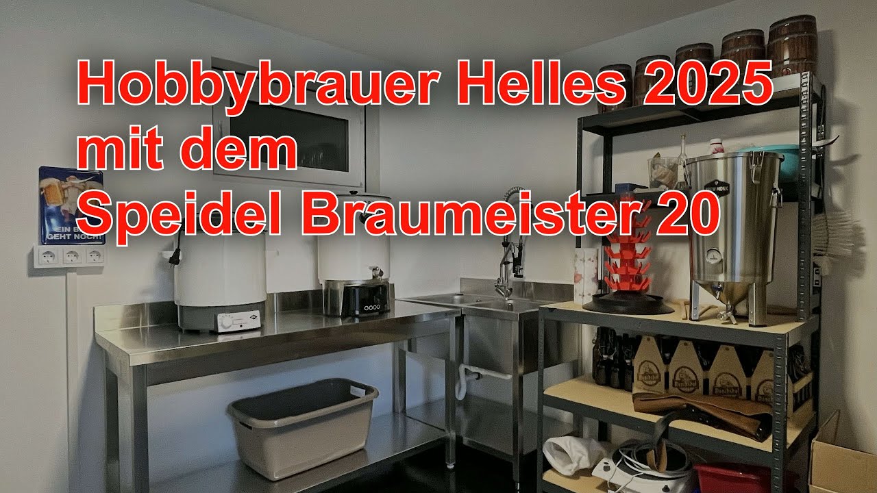 Hobbybrauer Helles 2025 mit dem Speidel Braumeister 20