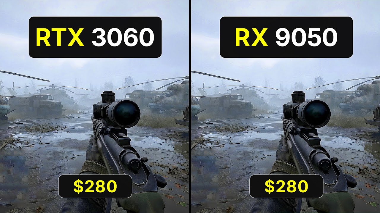 RX 9050 8GB vs RTX 3060 12GB &ndash; Is AMD's New GPU Worth the Price?