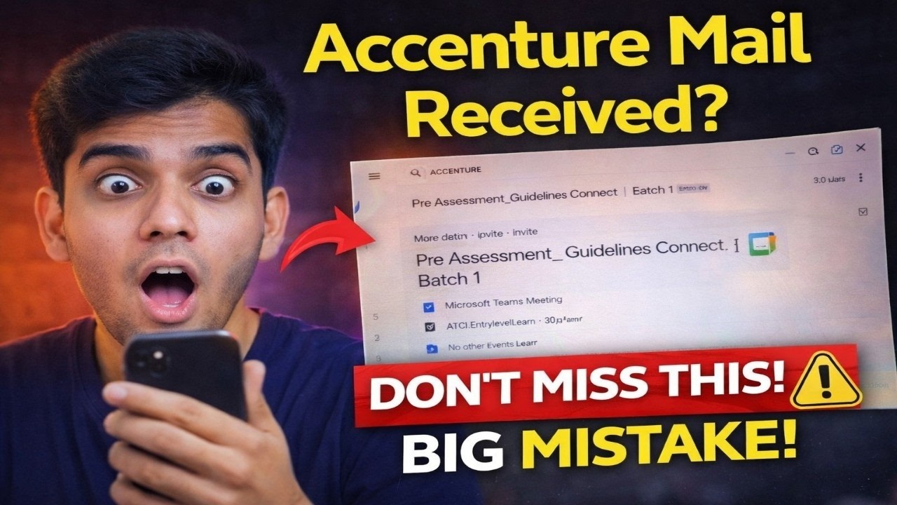 &ldquo;Ignore This Accenture Mail = Lose Your Chance ❌&rdquo;