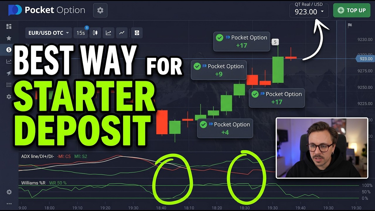 You Don't Need a Big Deposit on Pocket Option | I Took 5 to 923 in One Run