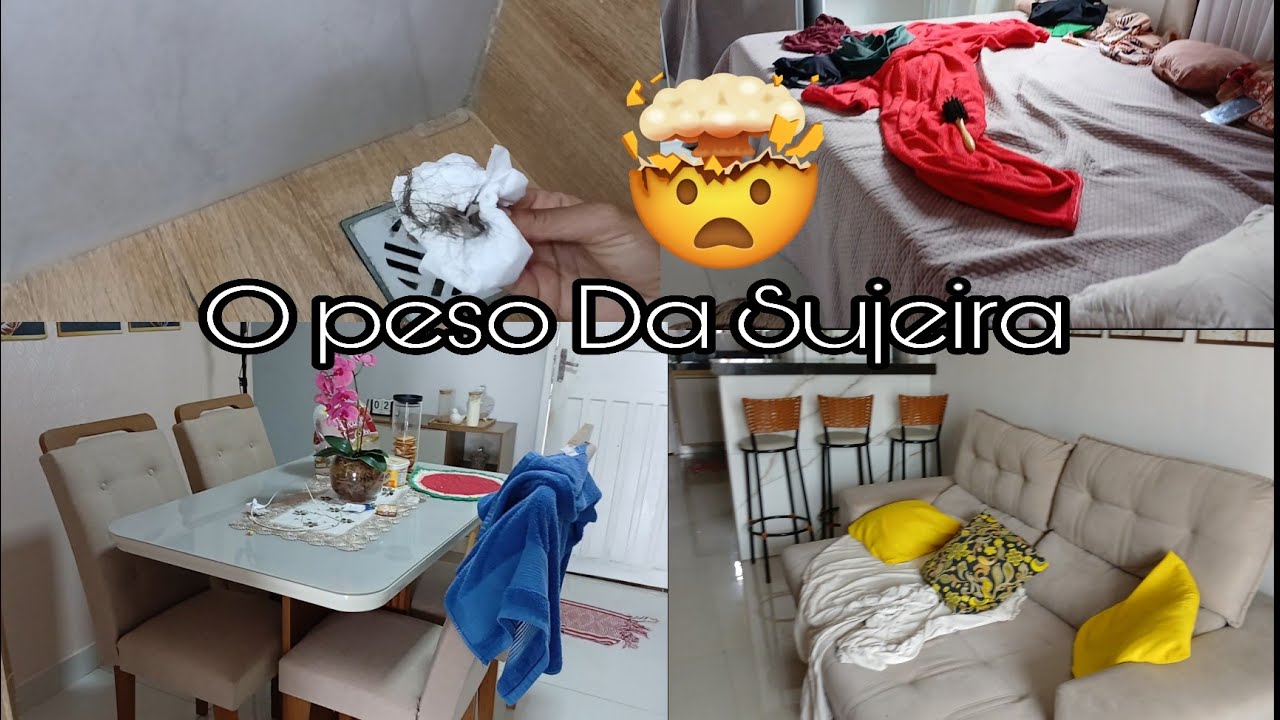 2 DIAS SEM FAZER ABSOLUTAMENTE NADA🤦‍♀️O PESO DA SUJEIRA🤮