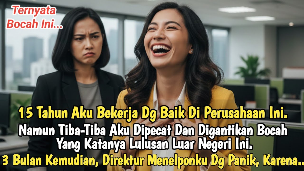 15 Tahun Aku Bekerja, Tiba-Tiba Posisiku Digantikan Oleh Bocah Ini. Hingga Akhirnya. Mereka....