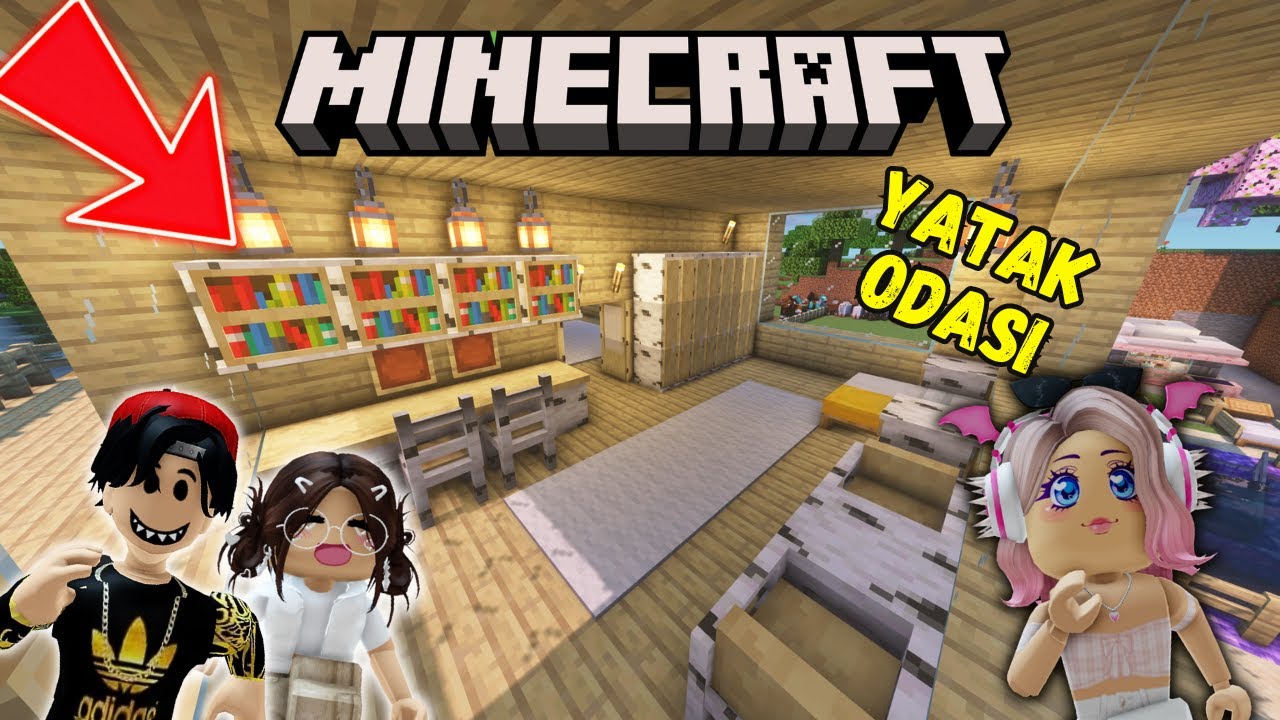 YUSUF'TAN GİZLİ YATAK ODASINI DEĞİŞTİRDİK💇‍♀️TUBA ARI🐝ARIGİLLER🐝MINECRAFT RP🐝AYŞEM ECE ARI