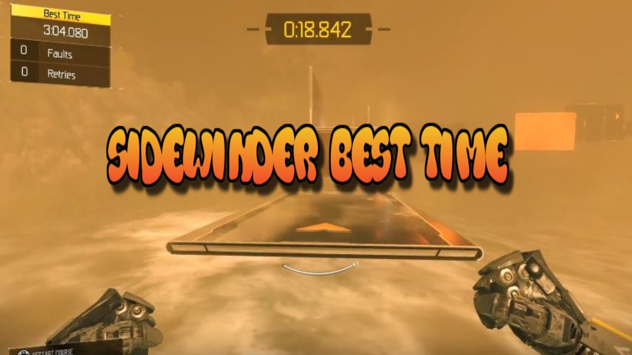 My Freerun (Sidewinder) Best Time