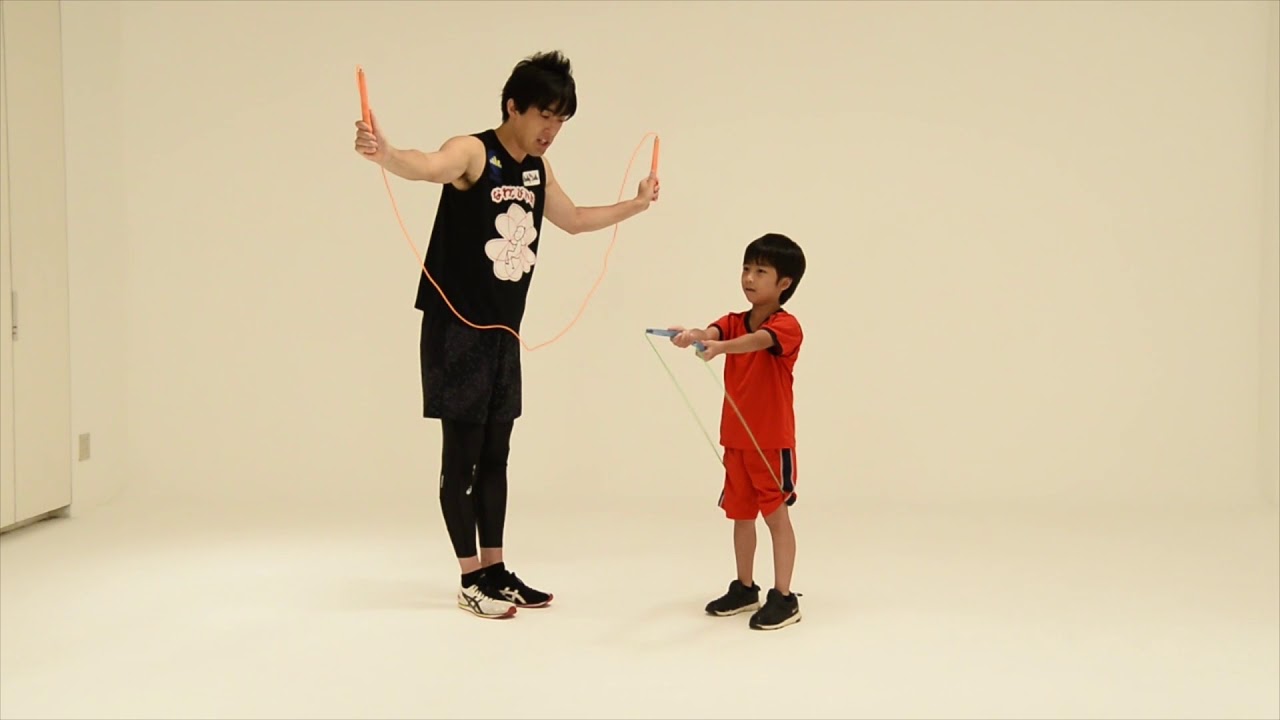 小学一年生　いけいけスポーツ「なわとび①　まえとび」