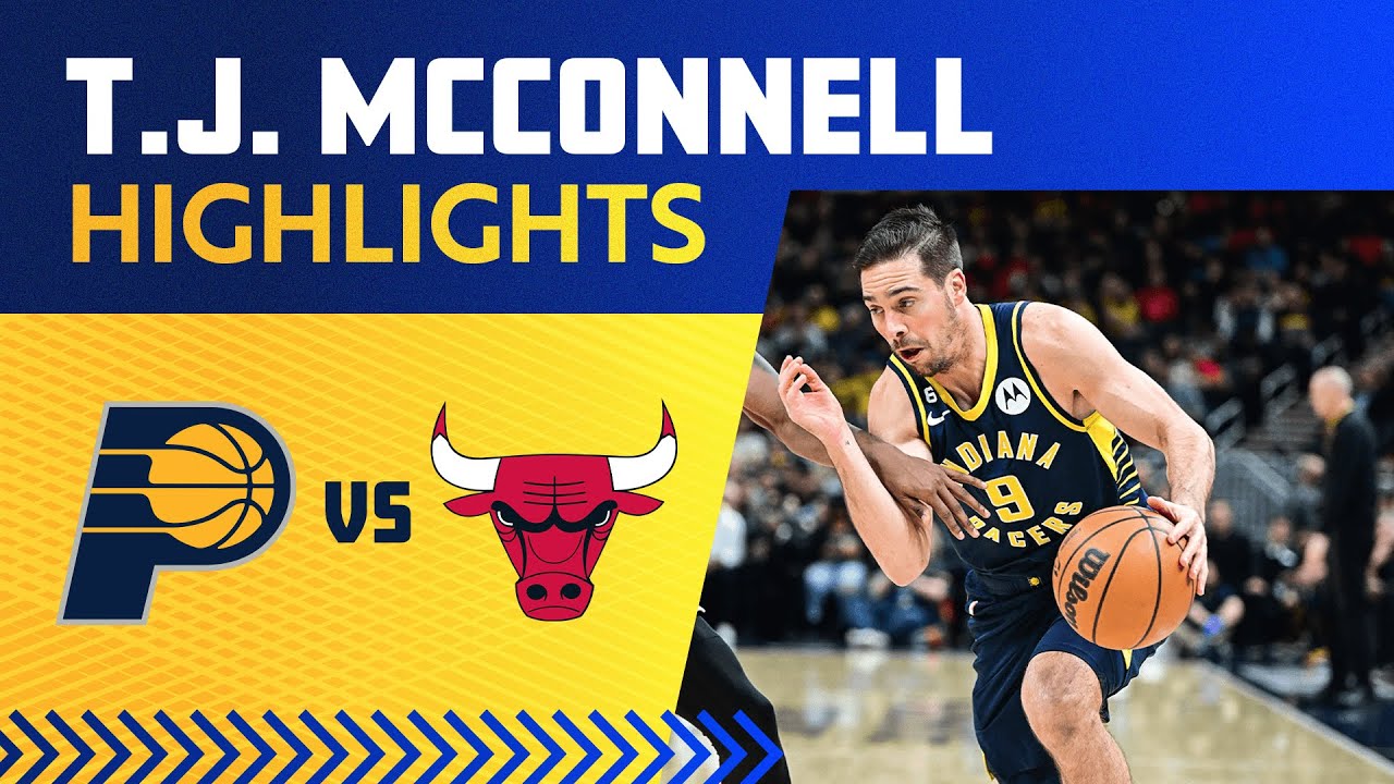 T.J. McConnell 20 Points & 10 Assists | Indiana Pacers vs. Chicago Bulls