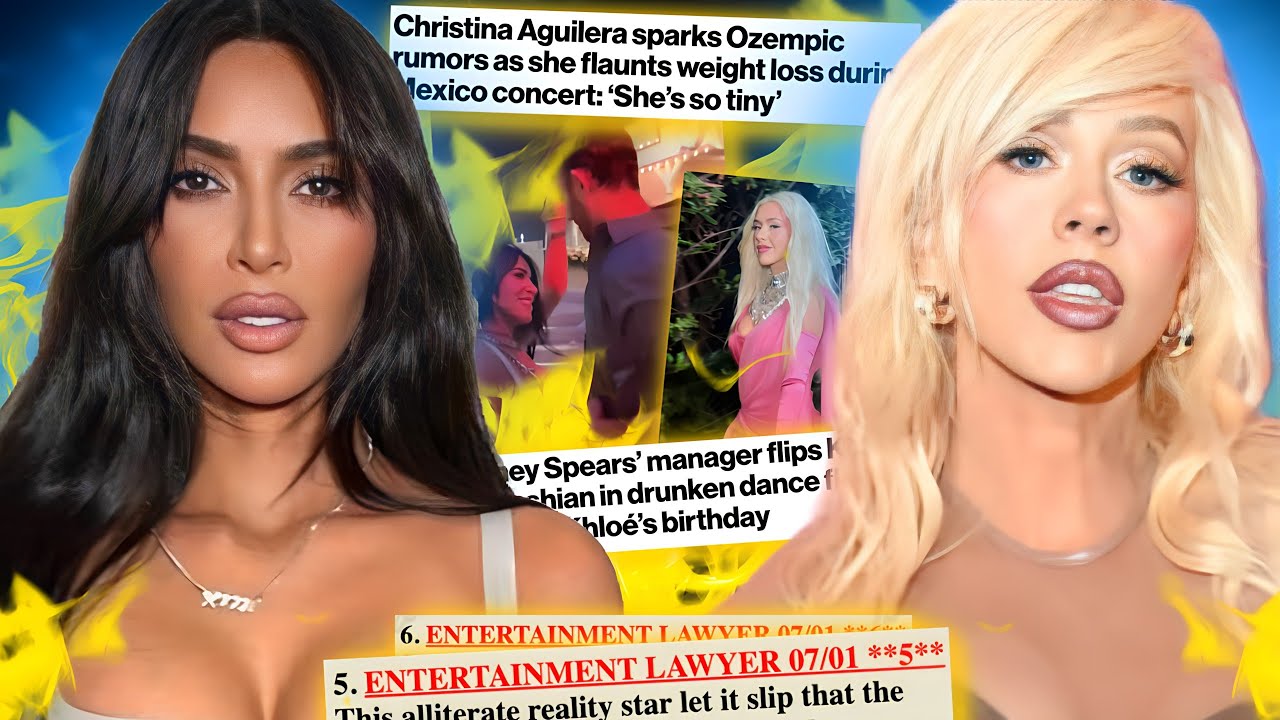 Kim Kardashian's DRUNK & MESSY Night Starts DRAMA and Fans CONCERNED for Christina Aguilera's Health