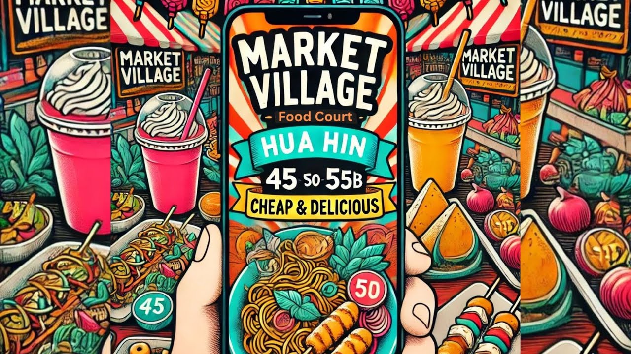 Market Village Food Court Hua Hin #huahinthailand
