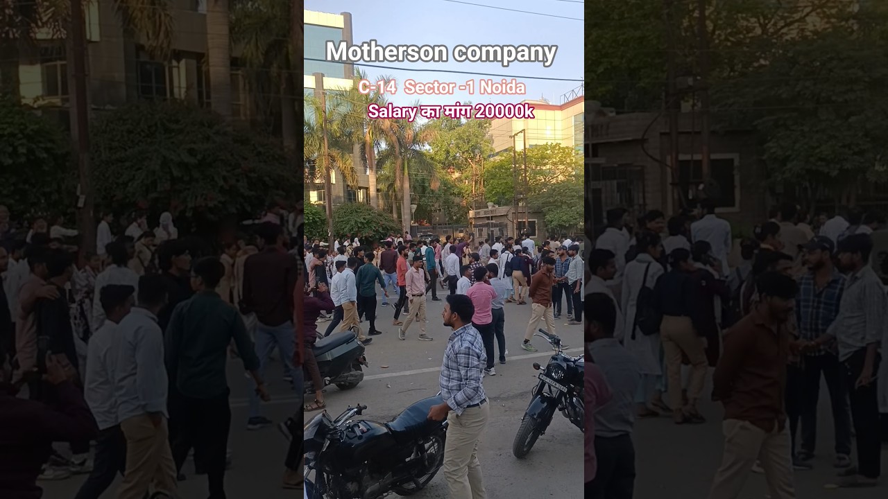 motherson company c14 sector 1noida hadtal strike #motherson #mothersonsumi #mrchandangupta