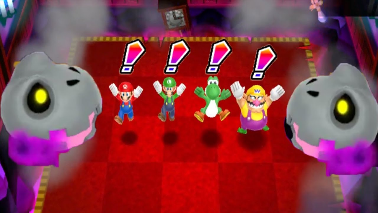 Mario Party: Island Tour Minigames - Mario vs Luigi vs Yoshi vs Wario (Master Cpu)