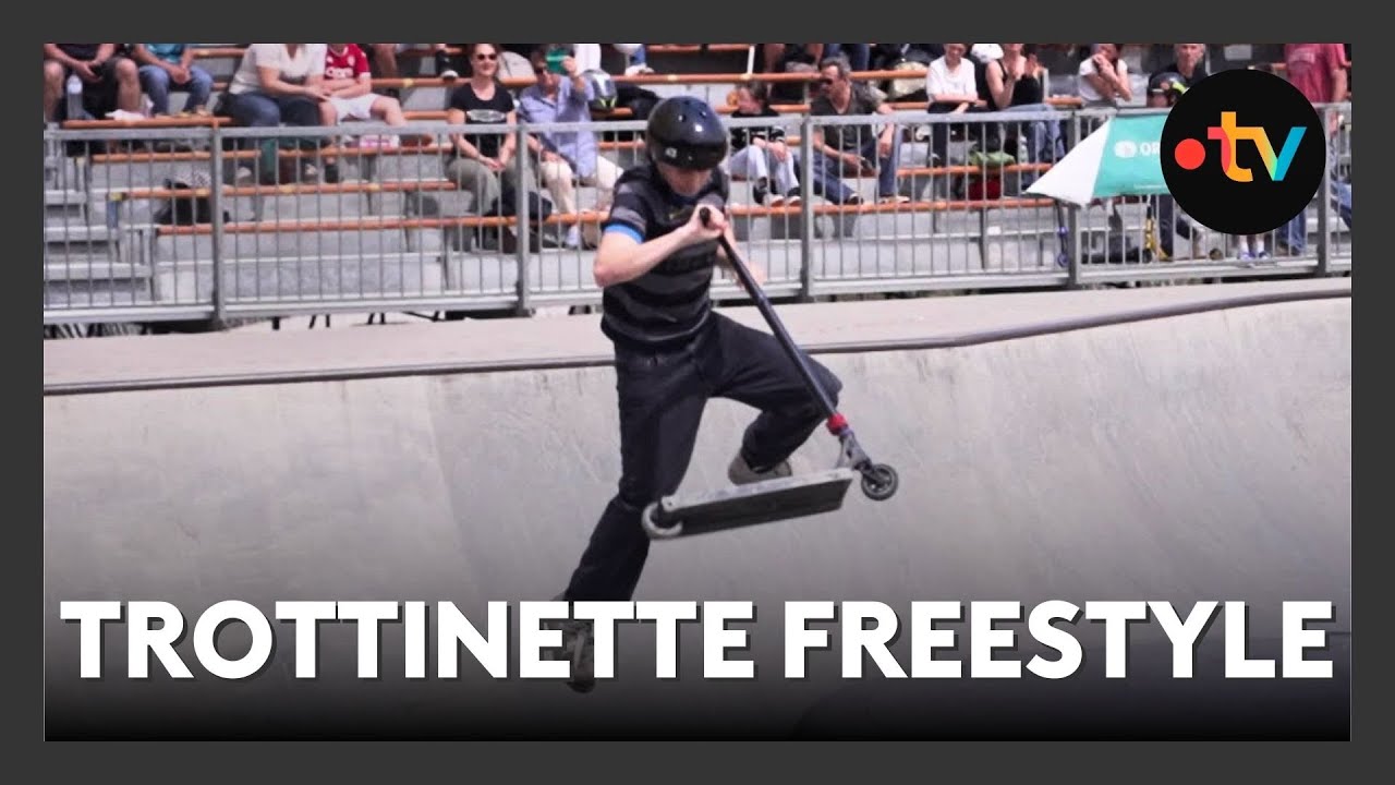 Pau: l'élite de la trottinette freestyle