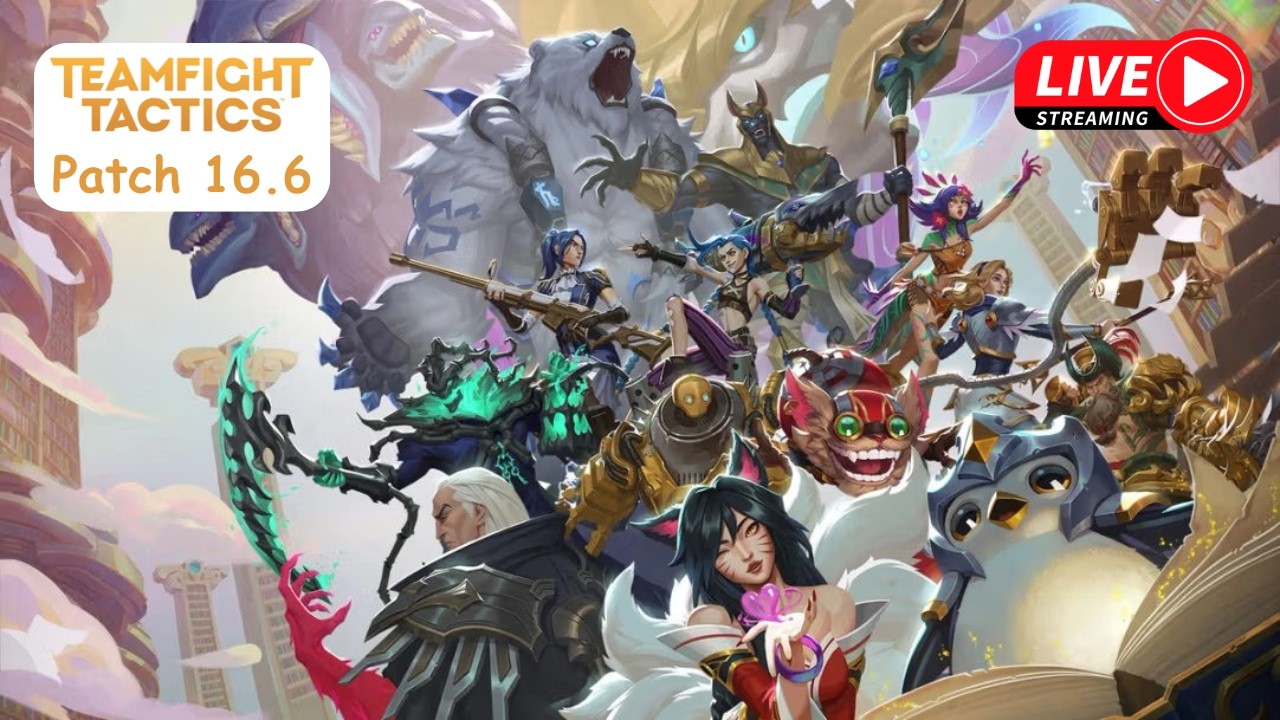 🔴 Rileksss Stream Malam Sahurrr | TFT PATCH 16.6 | Stream #376