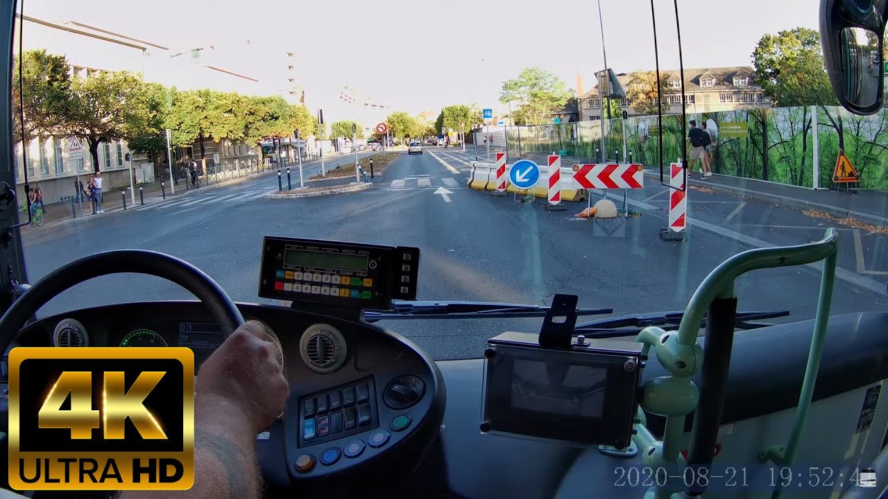 Bus 104 - UHD 4k - Retour au dépôt depuis Ecole Vétérinaire de Maisons-Alfort