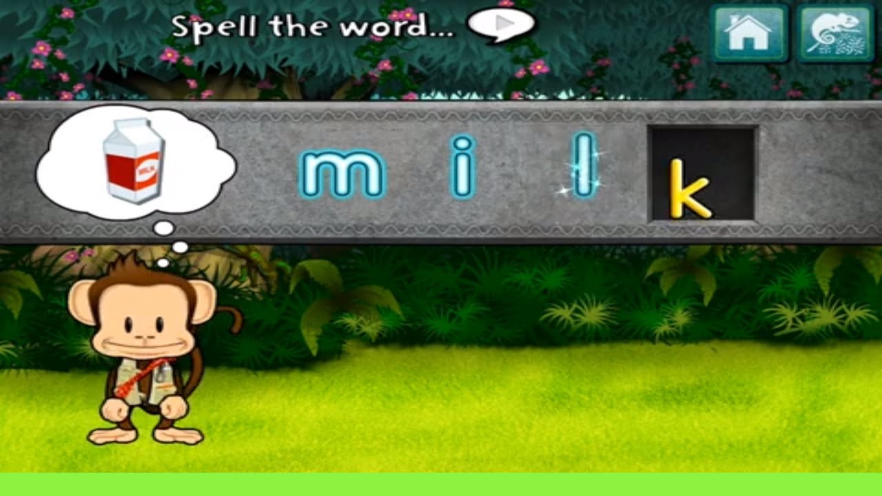 Monkey Word School Educational Adventure