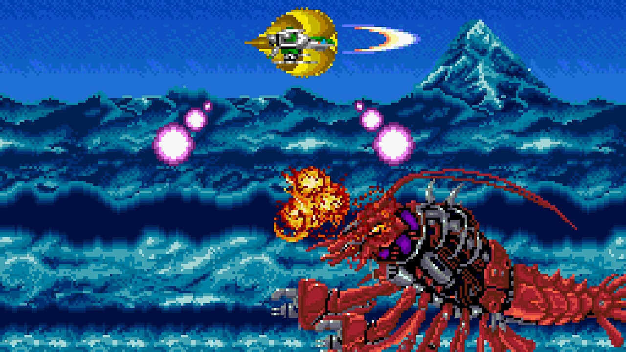 Darius Twin SNES no death 60fps