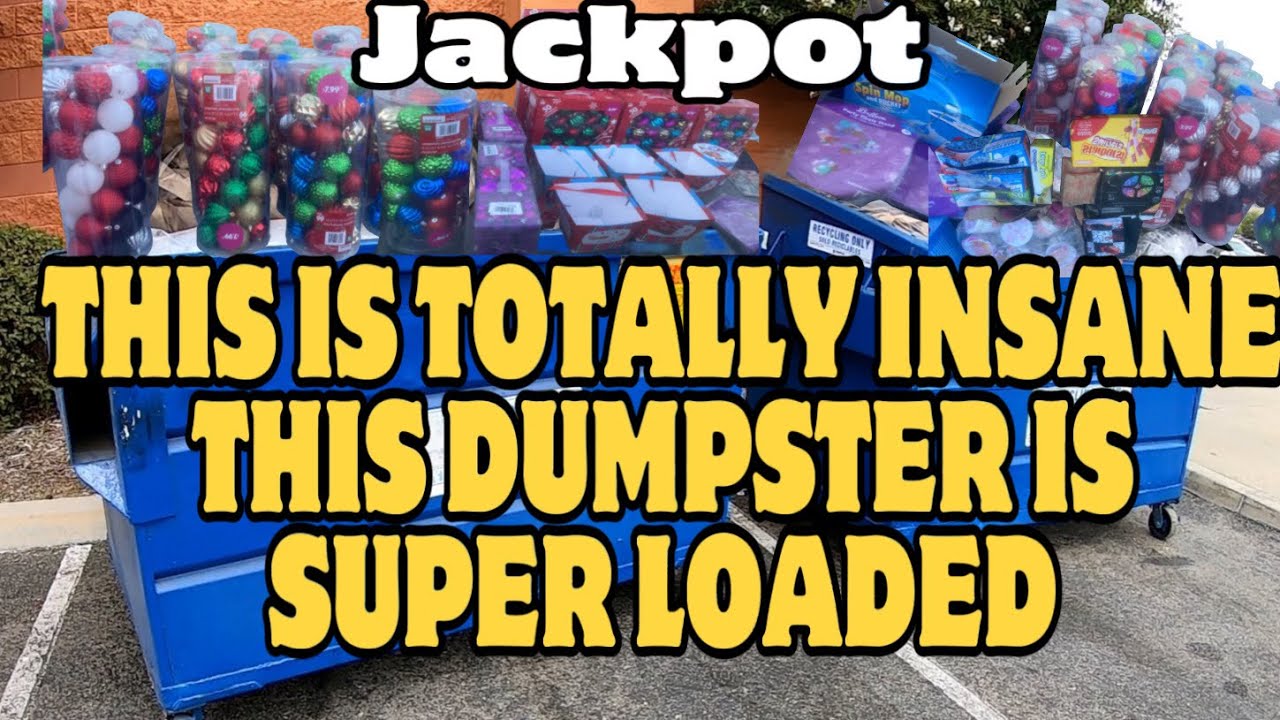 DUMPSTER DIVING - TOTALLY AMAZING! THIS MILLIONAIRE STORE TOSSED ALL THIER MERCHANDISE IN THE TRASH