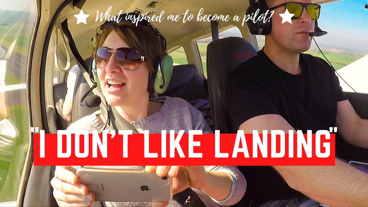 WHAT INSPIRED ME TO BECOME A PILOT?  Landing a PA28 with a nervous passenger | PRIVATE PILOT VLOGS