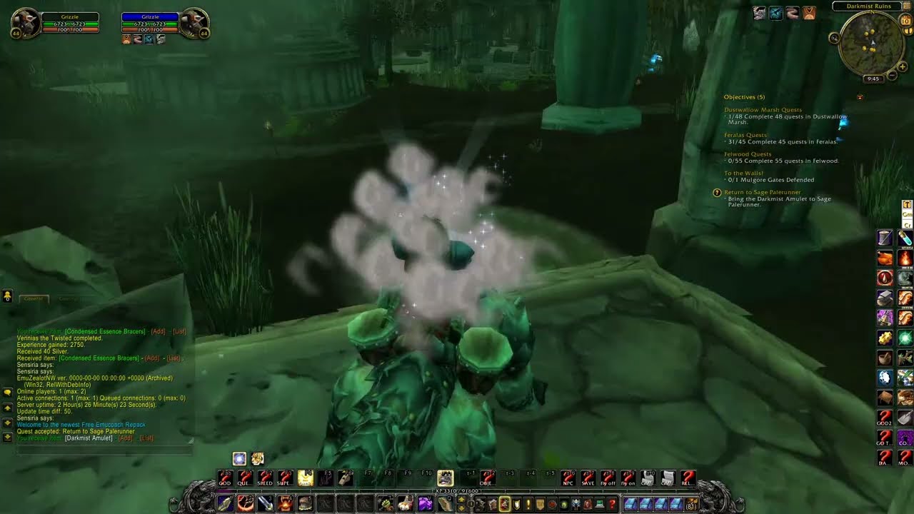 WOW Cata Quest 'Return to Sage Palerunner - 25645' Horde on a PS