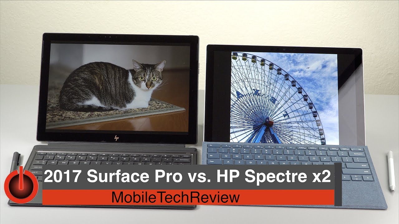 2017 Surface Pro vs. HP Spectre x2 Comparison Smackdown