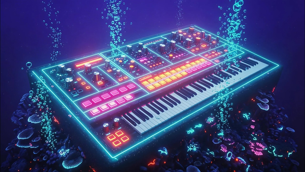 UNDERWATER FLOW 🐟 Deep Sea Synthwave for Study, Coding & Relaxation