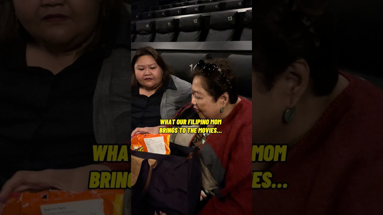 Filipino Mom at the movies. 🇵🇭