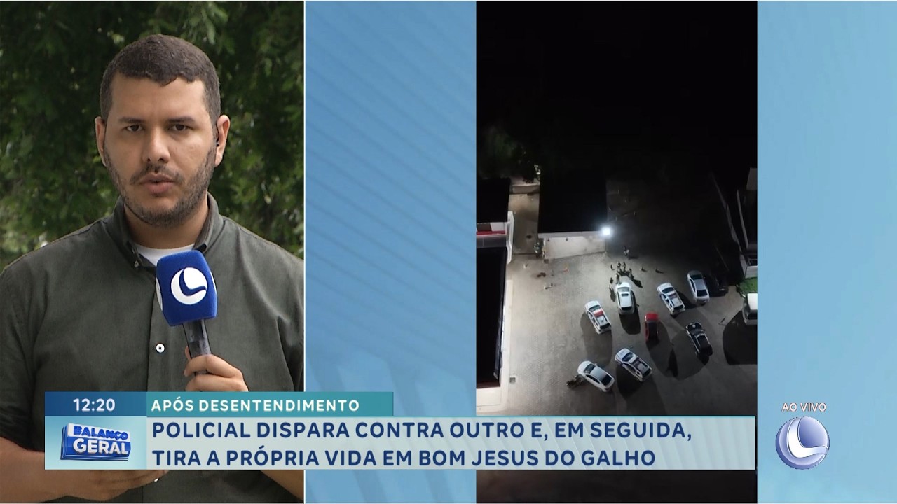 Bom Jesus do Galho: Policial atira e tira a própria vida.