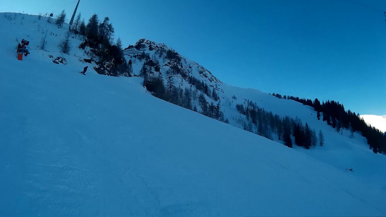 Saalbach - Fieberbrunn, ski run 121 and black ski run 121 a