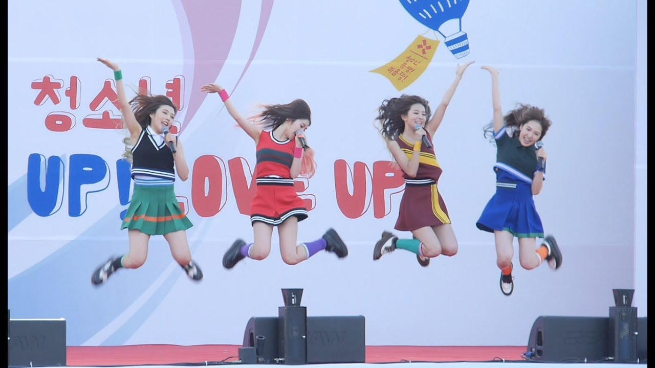 레드벨벳 (Red Velvet) 행복 (Happiness)[전체] 직캠 Fancam (푸쉬업 러브업대회) by Mera