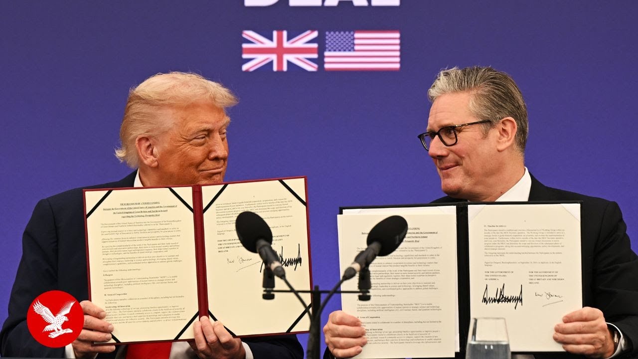 Watch in full: Trump and Starmer sign $42bn US-UK tech deal