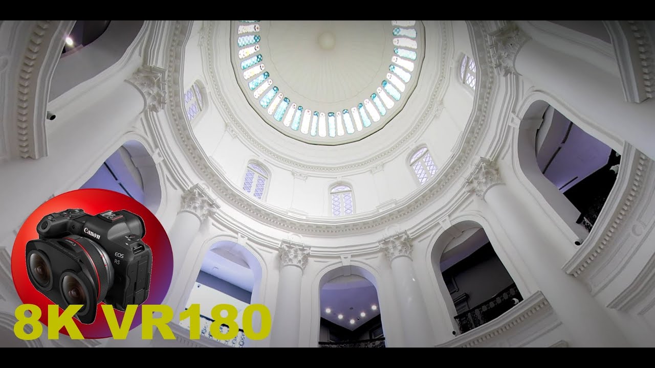 NATIONAL MUSEUM OF SINGAPORE beautiful architecture 8K/4K VR180 3D (Travel Videos/ASMR/Music)