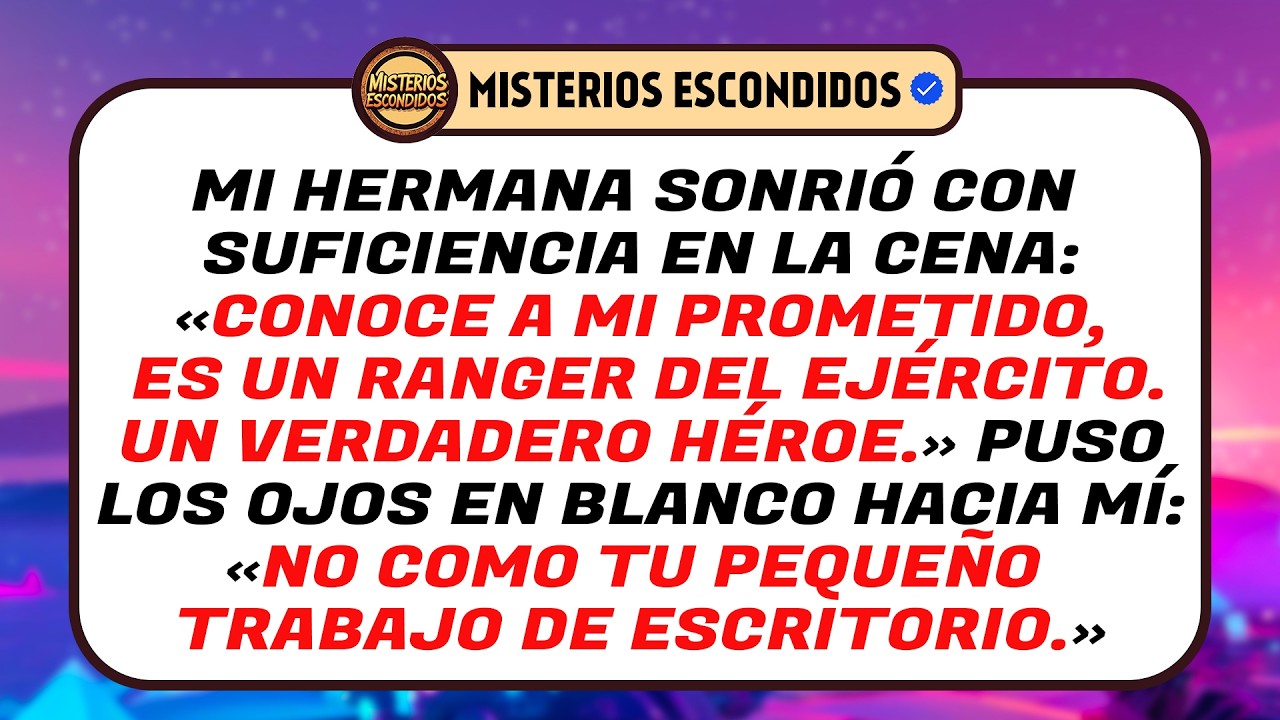 Mi Hermana Presumió De Su Prometido “Héroe”, Hasta Que Vio Mi Pin De Unidad Y Se Quedó Paralizado.