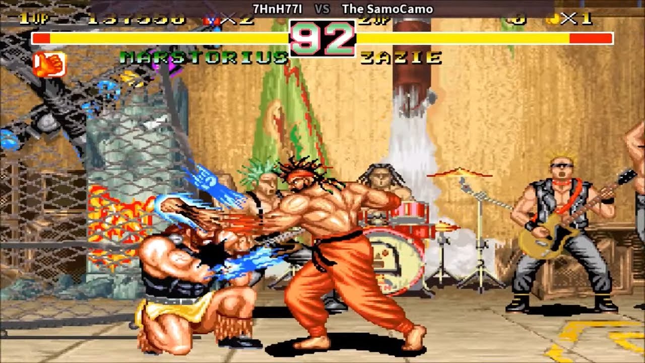 Fightcade 👊 Karnov's Revenge 👊🏽 7HnH77I 🇰🇷 Vs The SamoCamo 🇺🇸