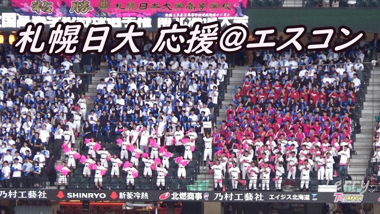 【40分パック】エスコン 札幌日大の応援 札幌大谷戦