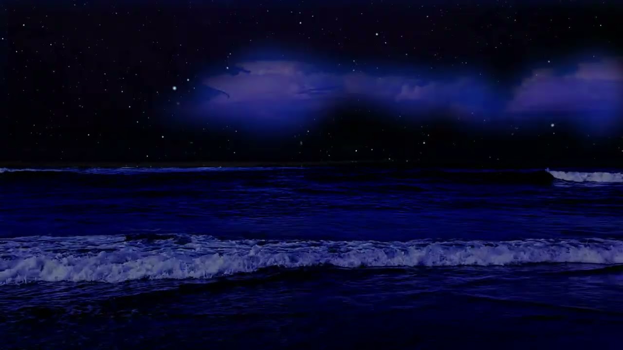 Midnight Ocean Serenity🌌🌊 | 3 Hours Winter Deep Sleep Reset