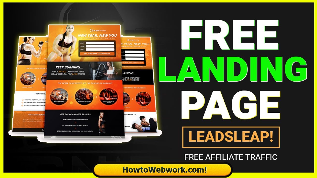 [LeadsLeap] Create a FREE CPA/ Affiliate Marketing Landing Page with LeadsLeap page builder